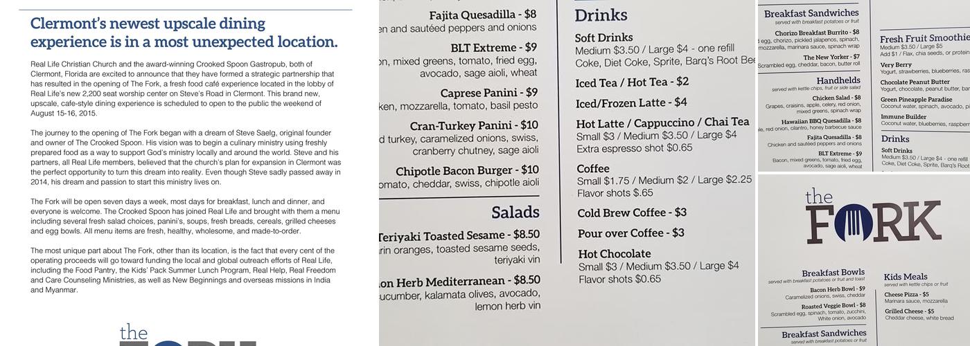 The Fork Menu
