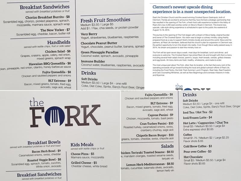 The Fork Menu