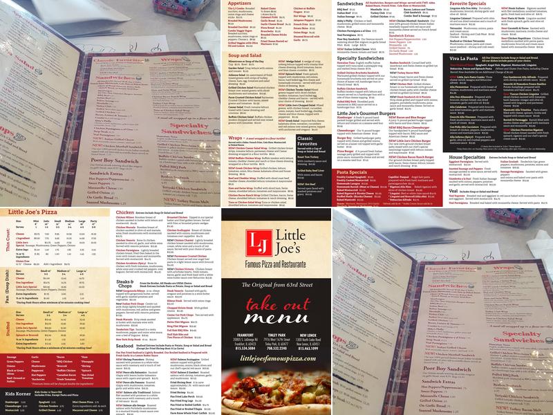 Little Joe's Pizza Menu