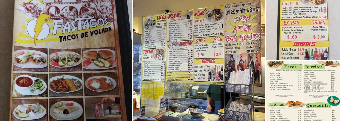 Fastacos Menu
