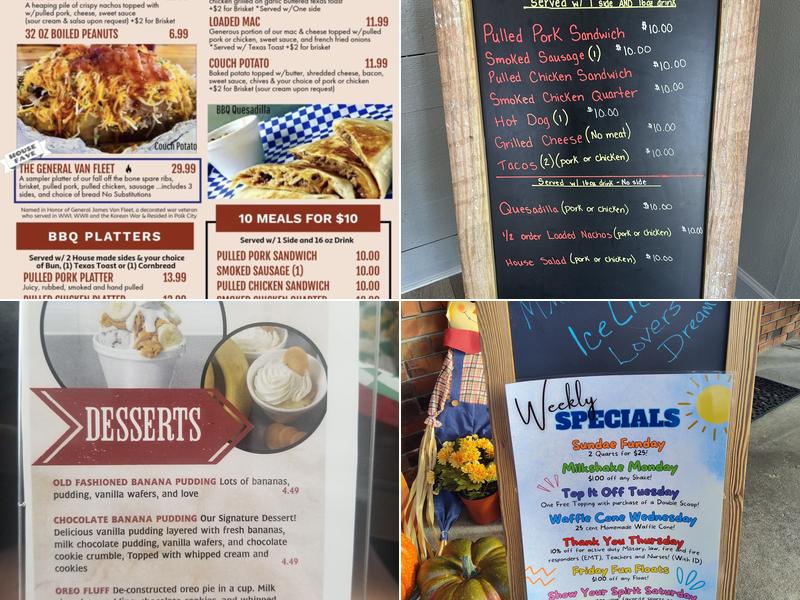 Polk City BBQ Company Menu