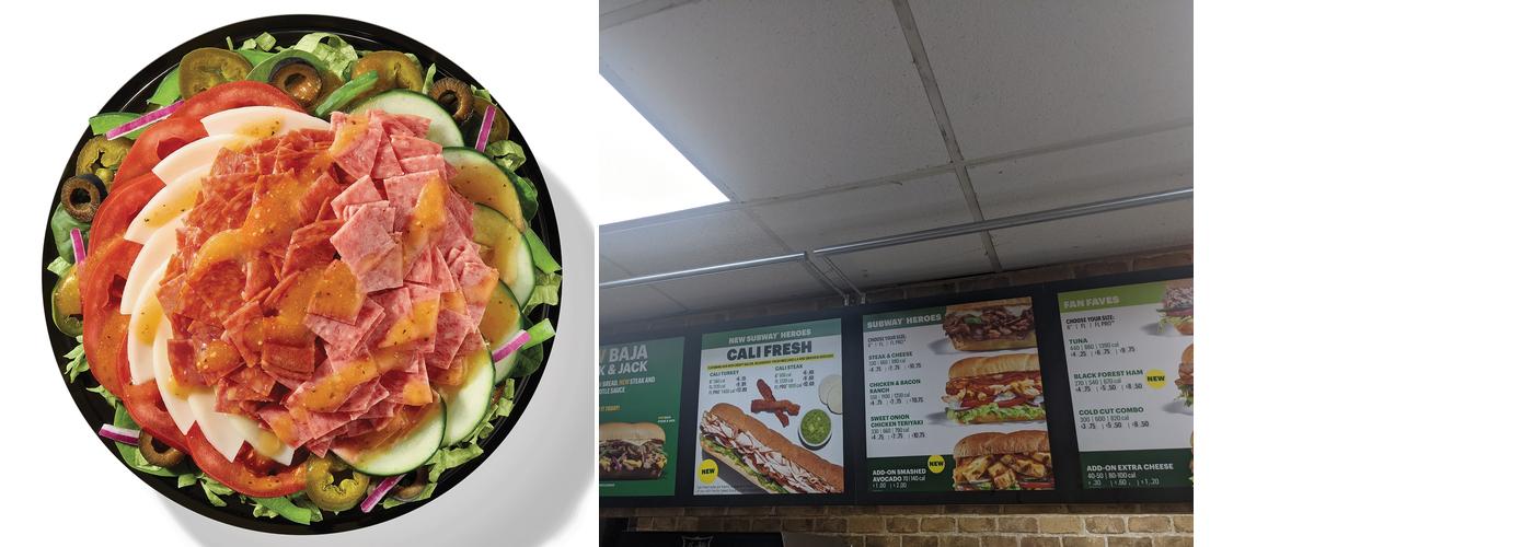 Subway Menu