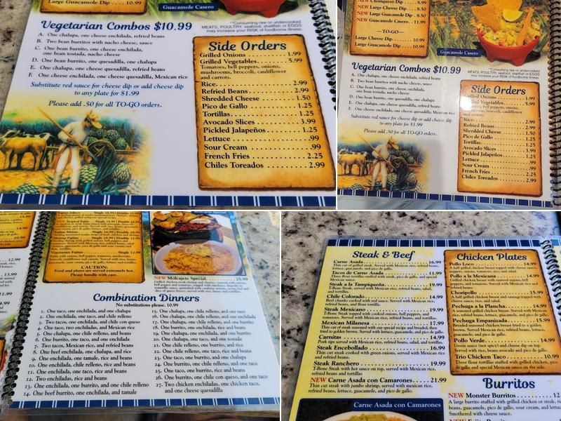 Campo Azul Menu
