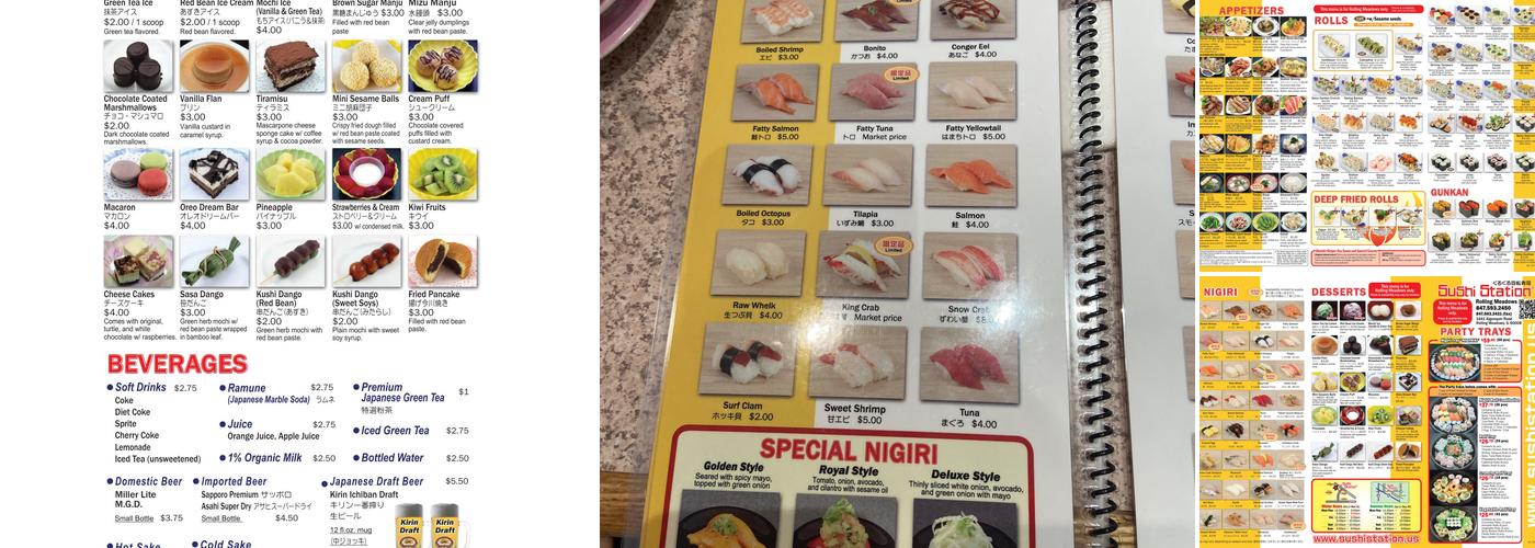 Sushi Station Menu