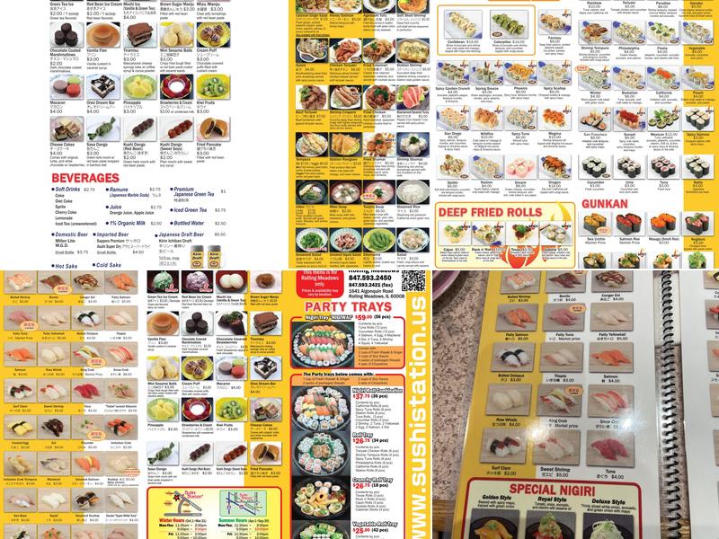 Sushi Station Menu