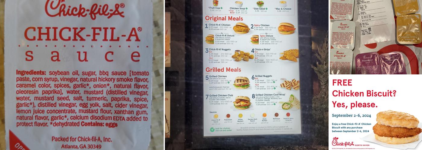 Chick-fil-A Menu