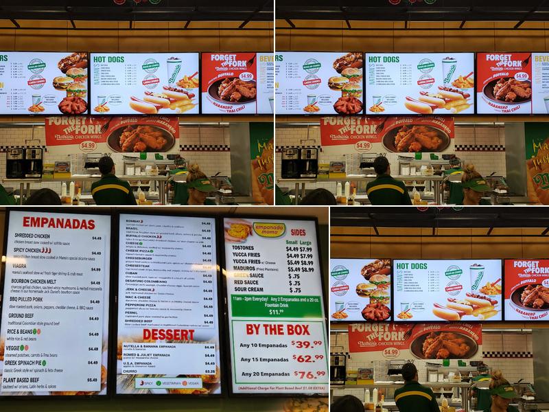 Nathan's Menu