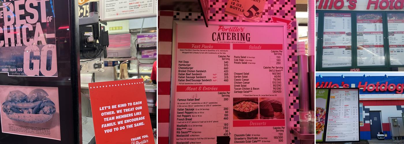 Portillo's Forest Park Menu