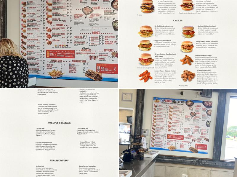 CHI-SHACK Menu