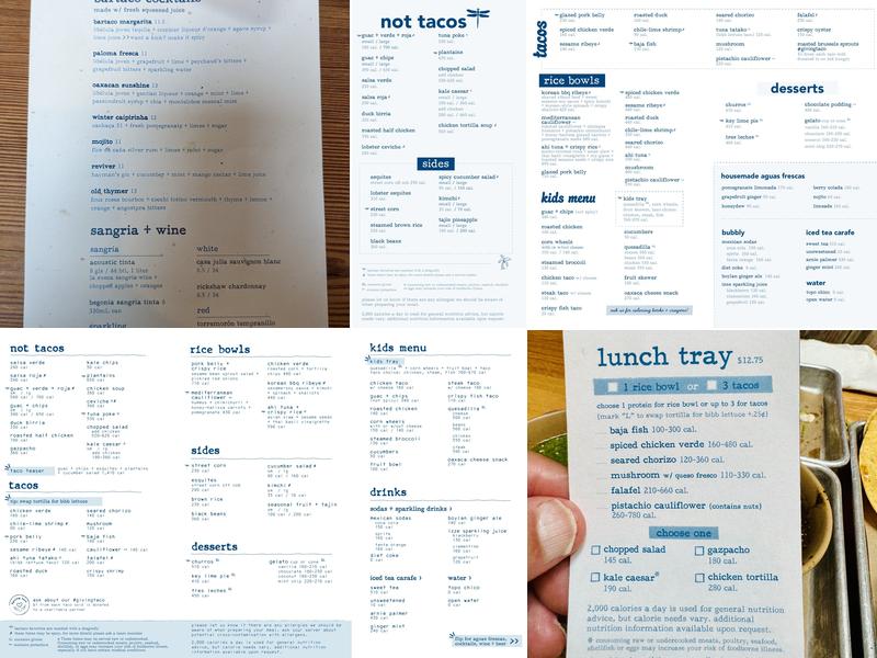 bartaco Menu