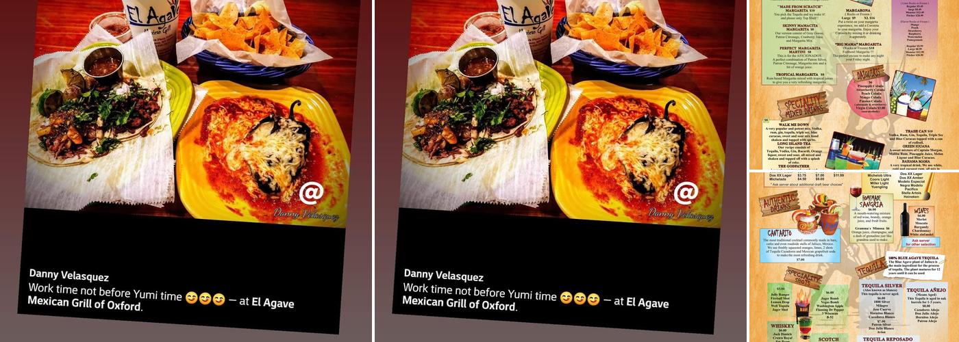 El Agave Menu