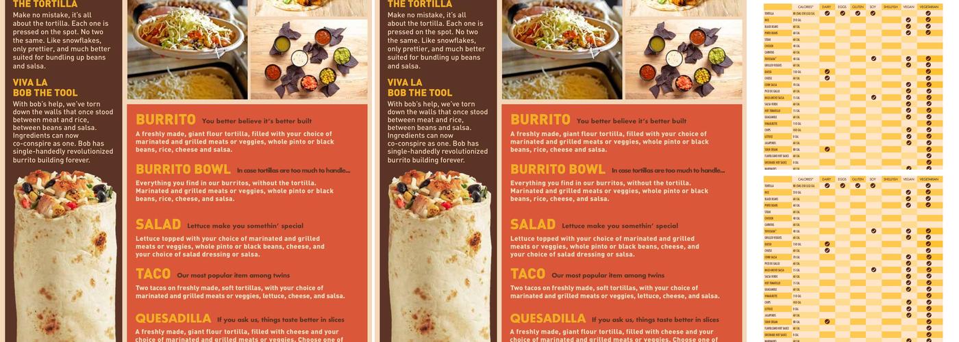 Pancheros Mexican Grill - Sioux Falls 41st Menu