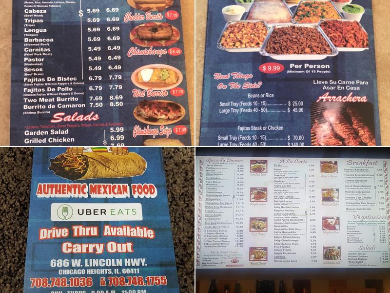 Mr. Burritos #2 Menu
