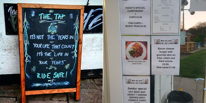 The Tap - Eastham Ferry Menu