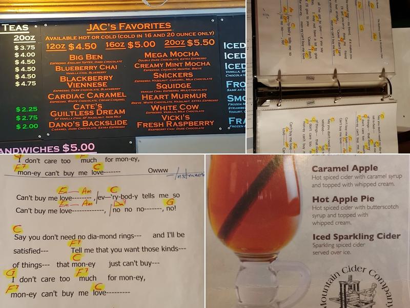 Jackson Avenue Coffee Menu