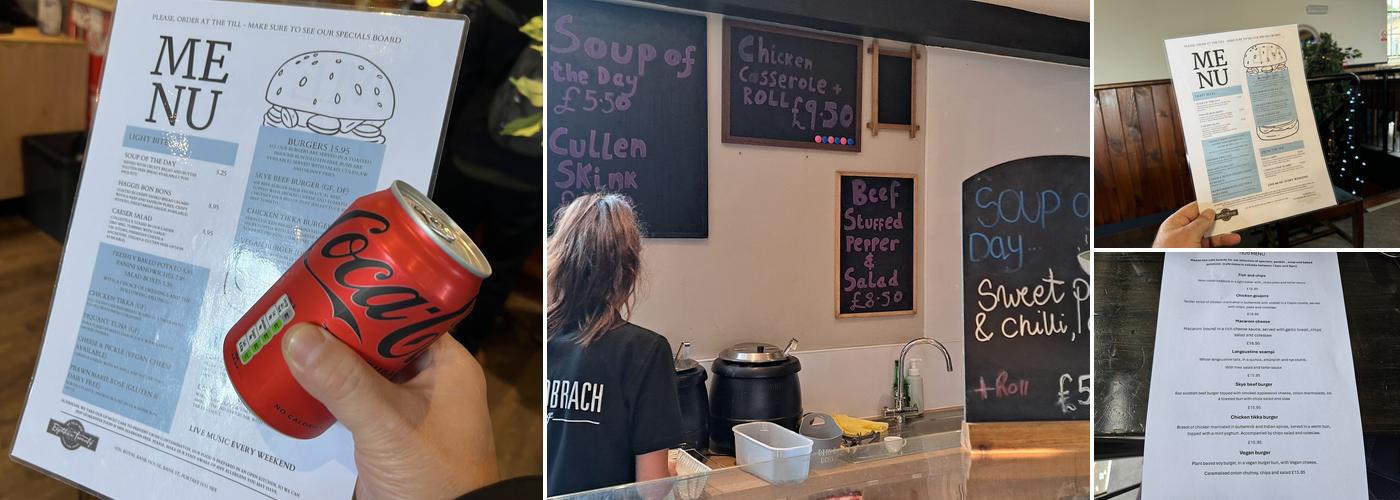 An Talla Mòr Eighteen Twenty Menu