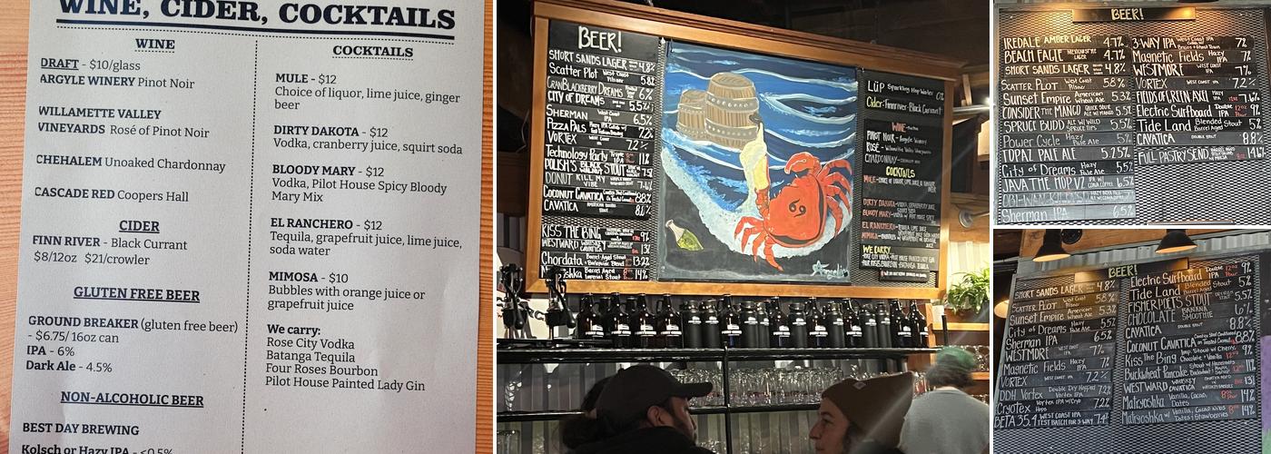 Fort George Brewery Menu