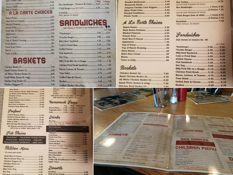 Merricks Ranch House Menu