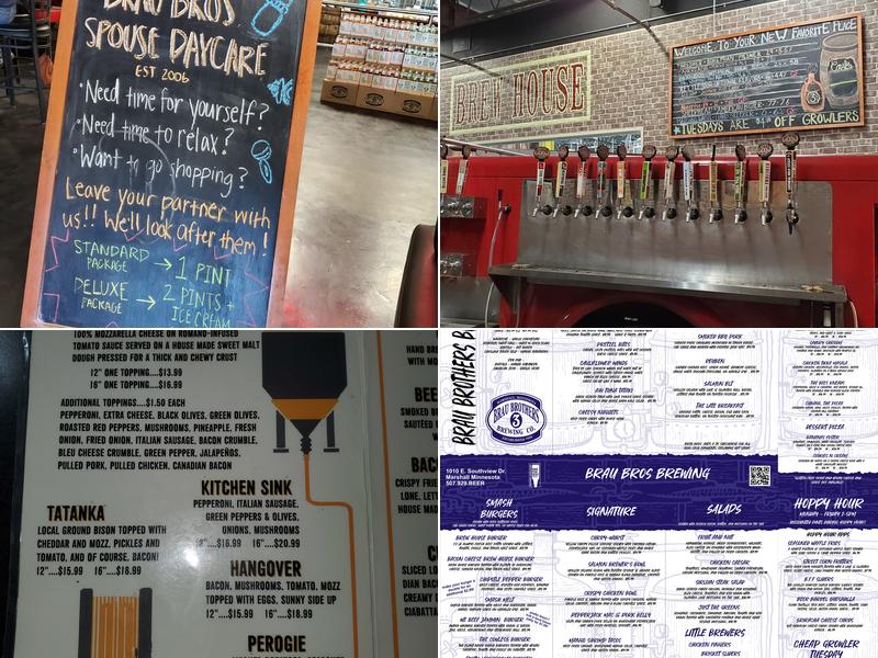 Brau Brothers Brewing Company Menu