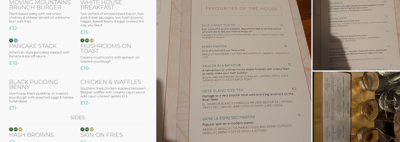 The White House Menu