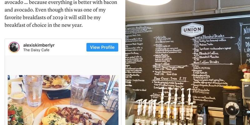 The Union Coffee Shop Menu