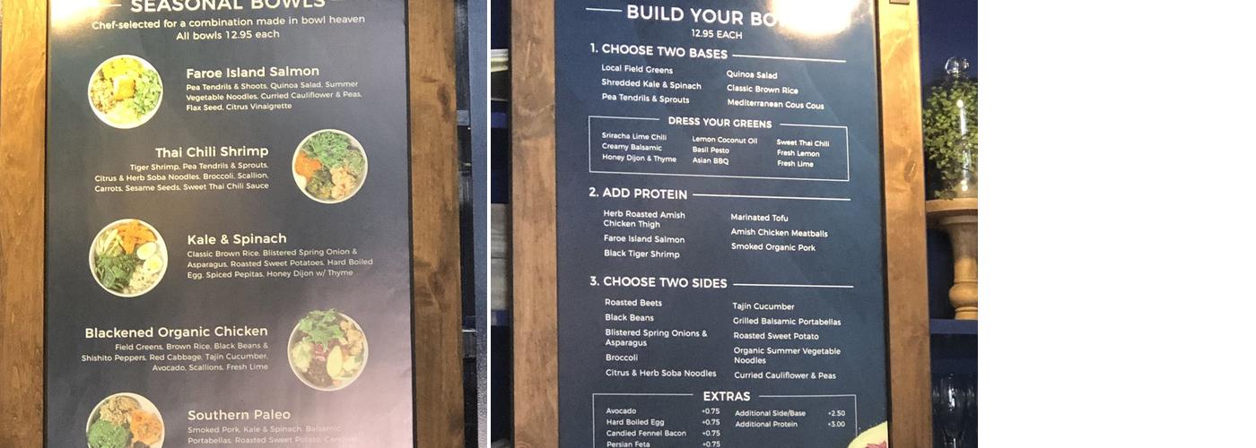 Market House on the Square Menu