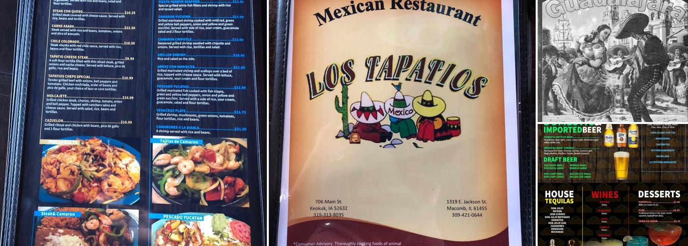 Los Tapatios Menu