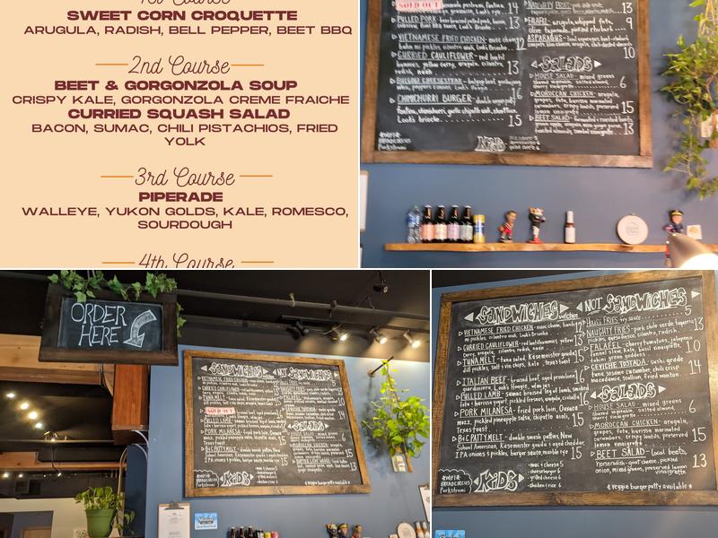 Bread & Circus Sandwich Kitchen Menu