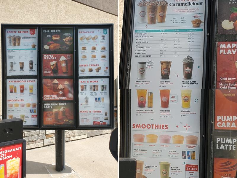 Scooter's Coffee Menu