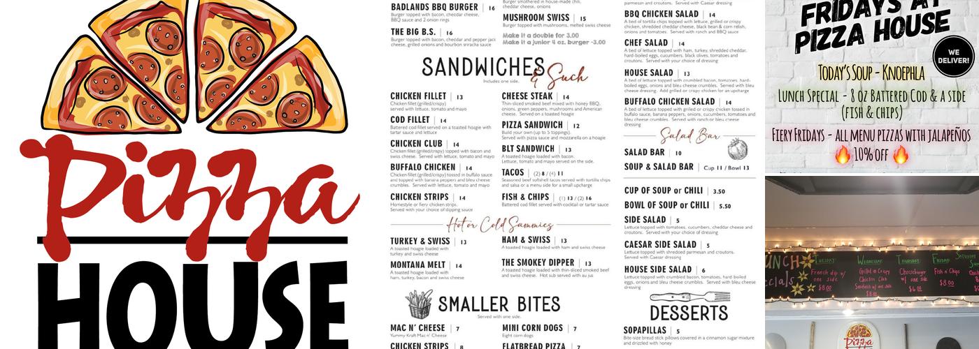 Pizza House Menu