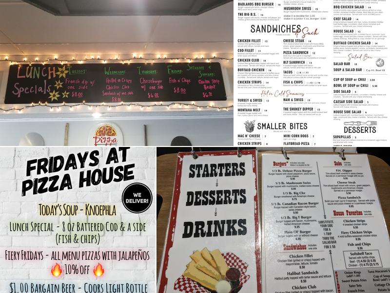 Pizza House Menu