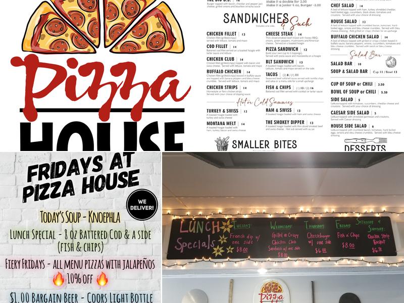 Pizza House Menu