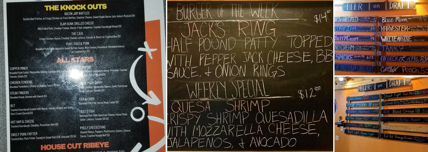 TapHouse Bar & Grill Menu