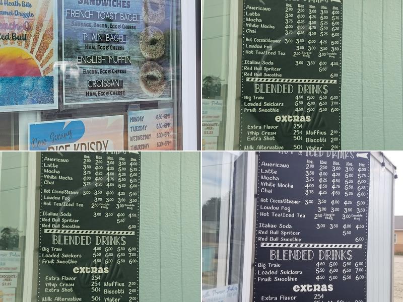 Capt'n Jack's Menu