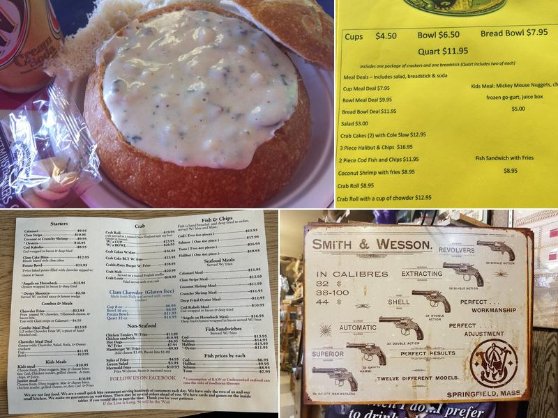Captain Bob’s Chowder Sisters Menu