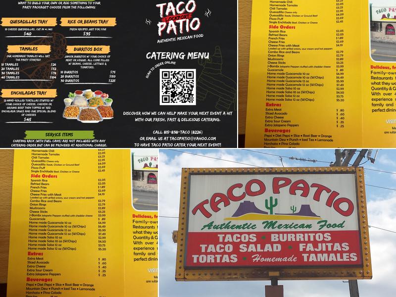 Taco Patio Menu