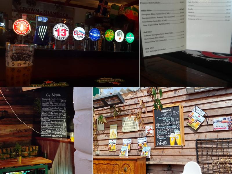 The Crown & Shamrock Inn Menu