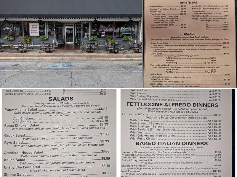 Roma Menu