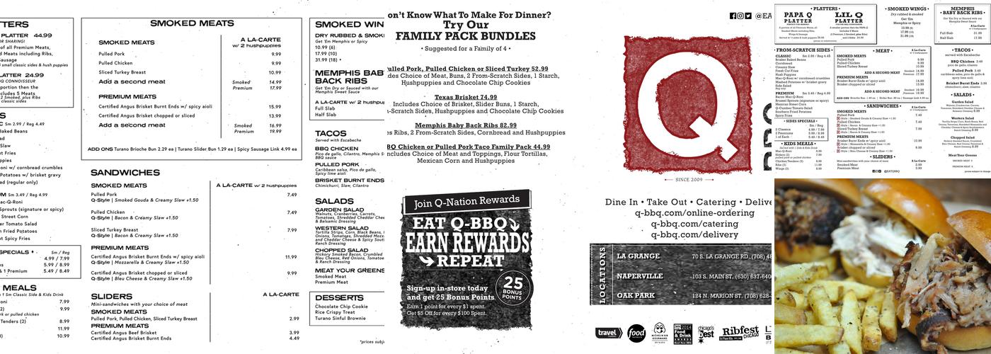 Q-BBQ Menu