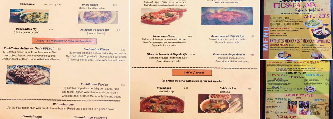Fiesta MX Menu