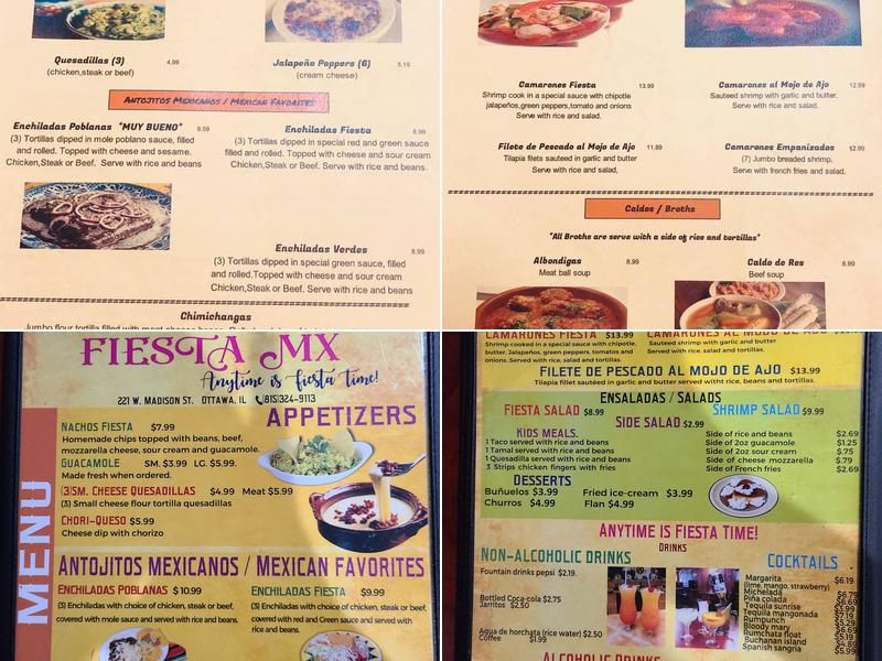 Fiesta MX Menu