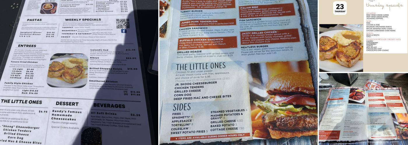 Skoog's Pub & Grill Menu