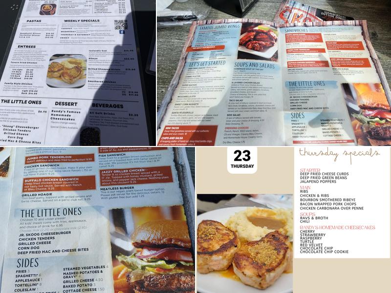 Skoog's Pub & Grill Menu