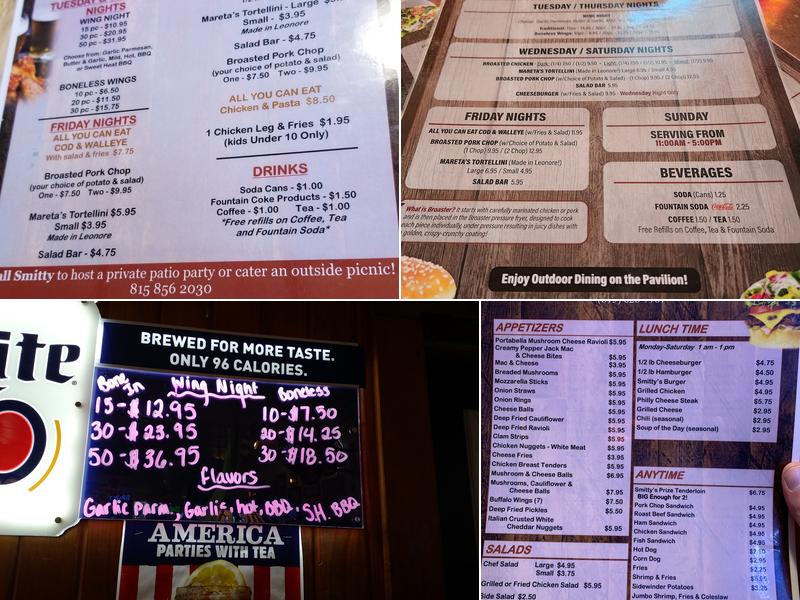 Smitty's Bar & Grill Menu