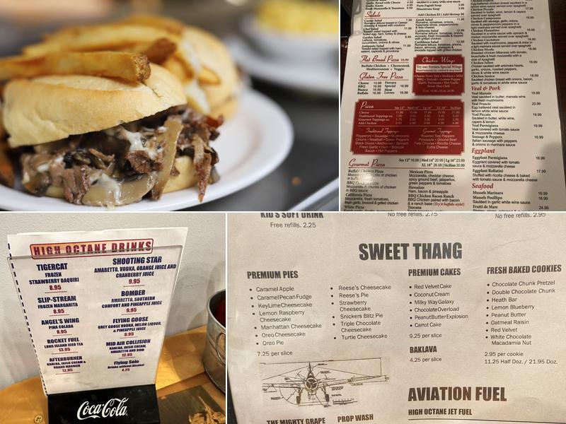 Flight Deck Restaurant Menu