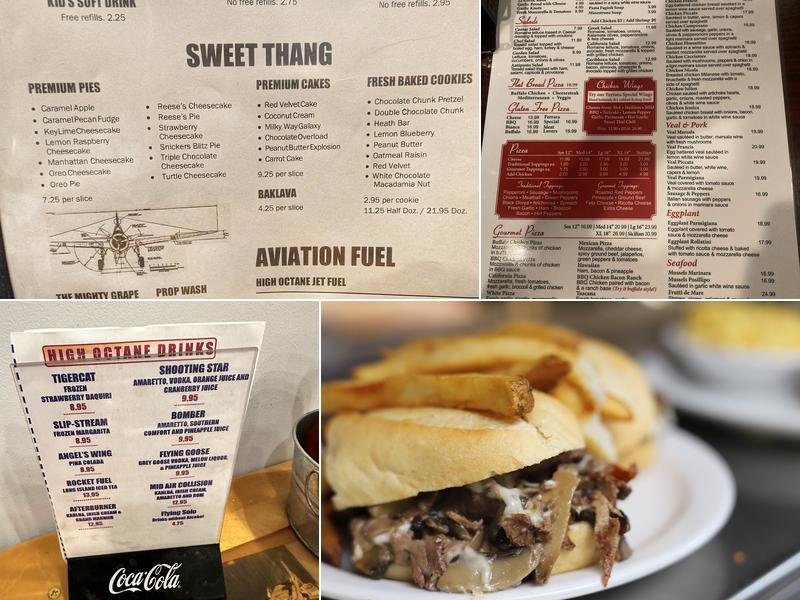 Flight Deck Restaurant Menu