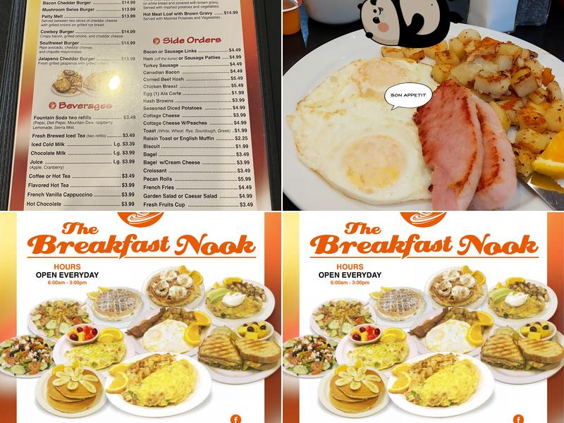 Breakfast Nook Menu