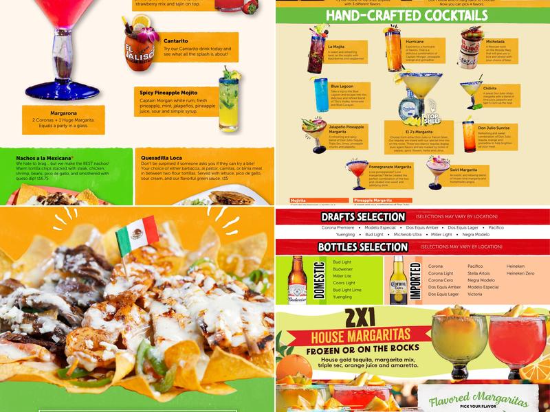 El Jalisco Havana Menu