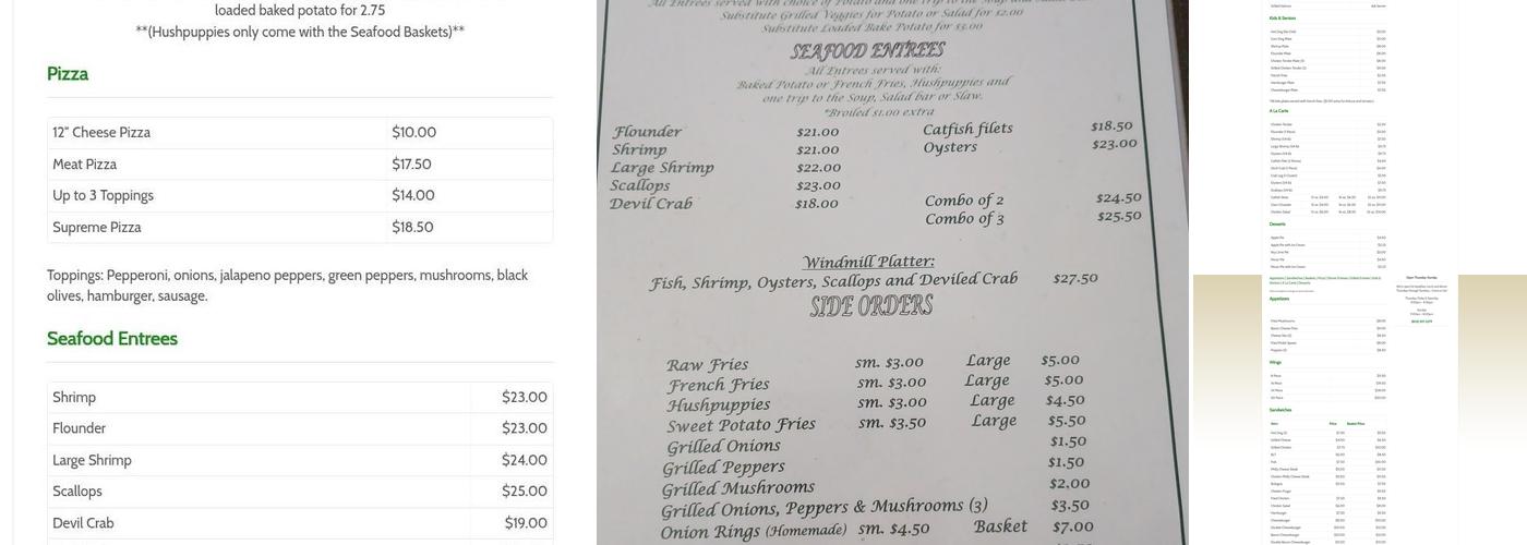 Windmill Menu