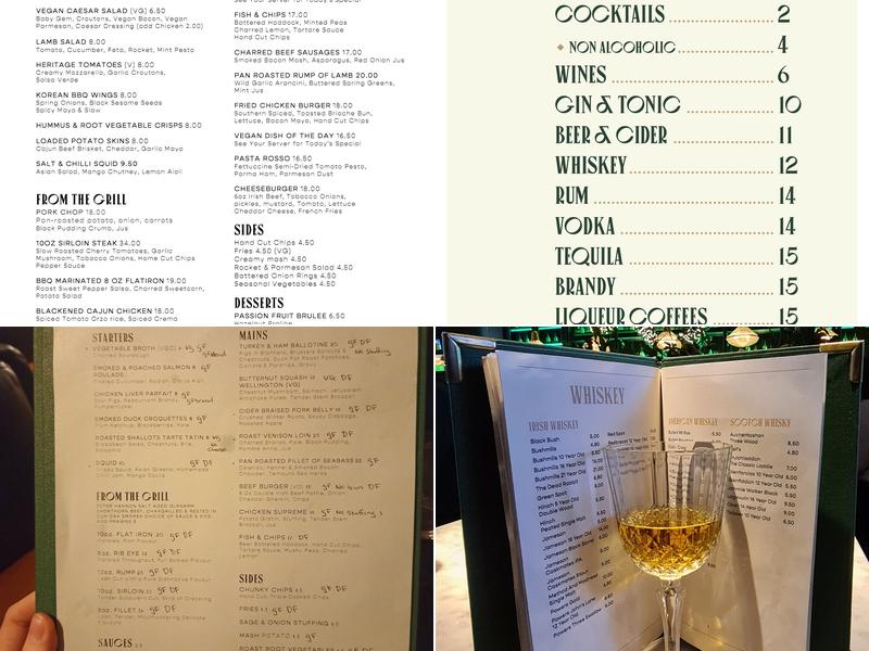 The Bowery Menu